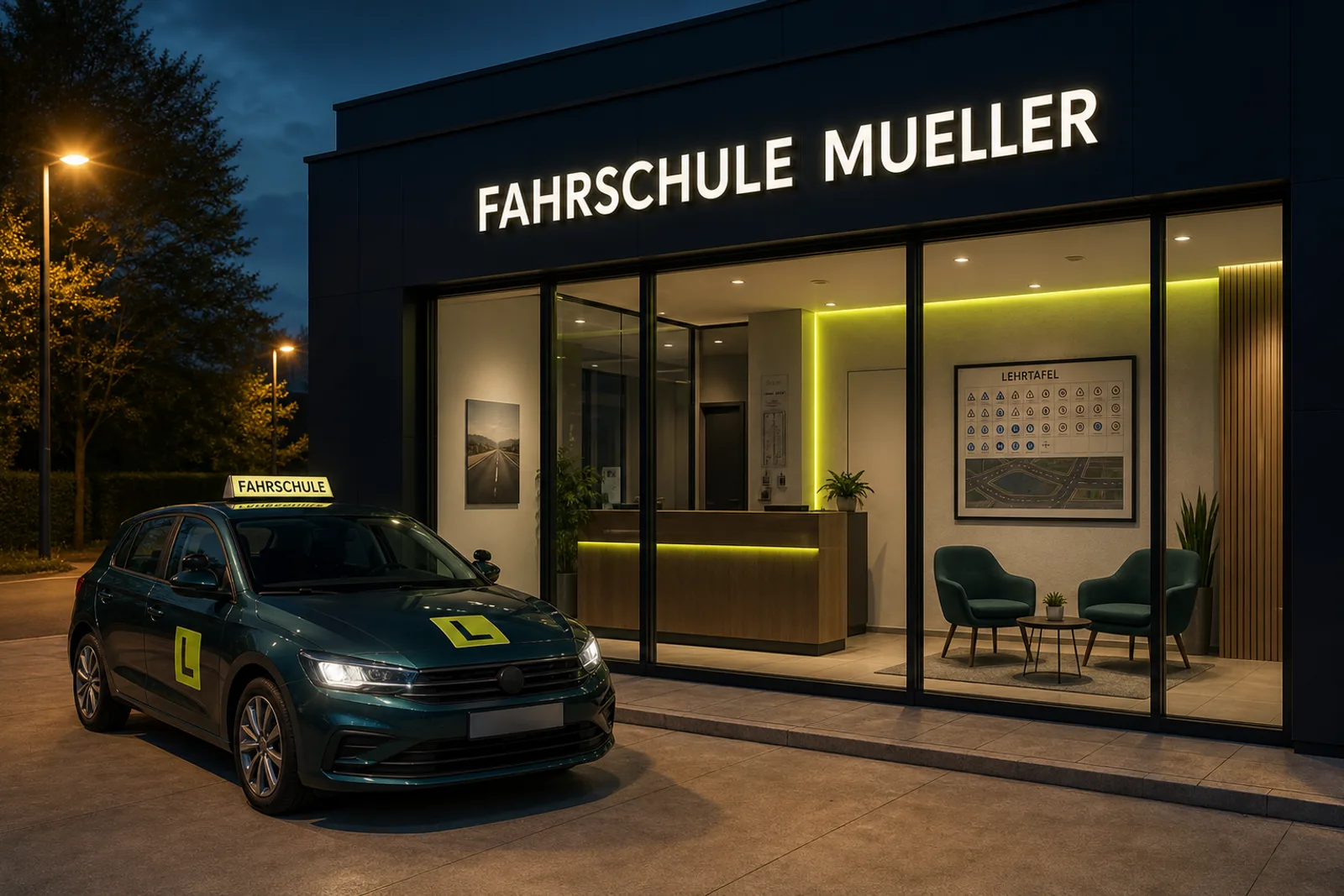 Fahrschule als Kontext für mobile Webentwicklung und Online-Anmeldung